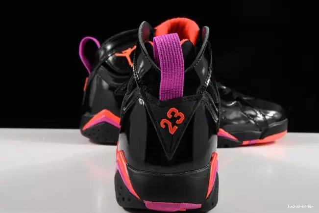 Reps LUCY Black Retro Jordan 313358-006 7 Air Patent 0429